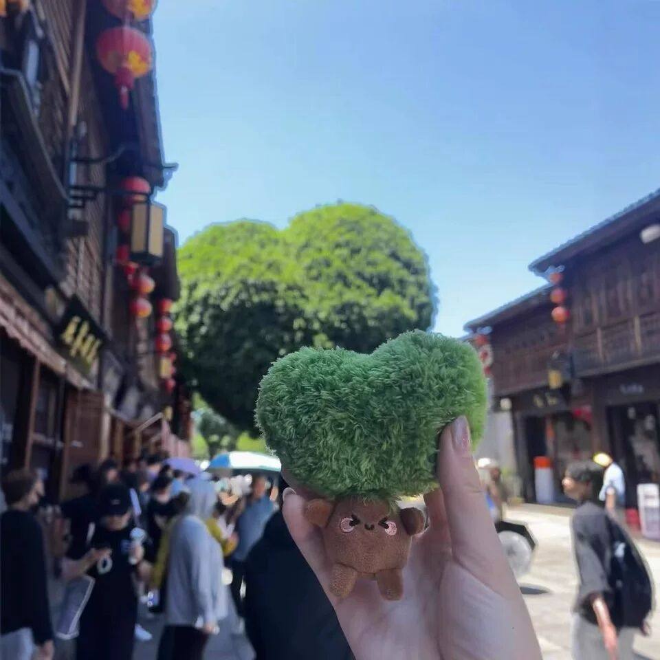 福州三坊七巷吱吱叫爱心树挂件 拉绳款鱼丸爱心树钥匙扣 旅游,淘宝优惠券,粉丝福利购,淘宝优惠卷