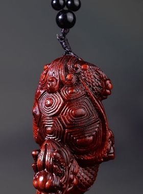 小叶紫檀手工木雕瑞兽貔貅手把件男随身把玩件禅意摆件文玩把件