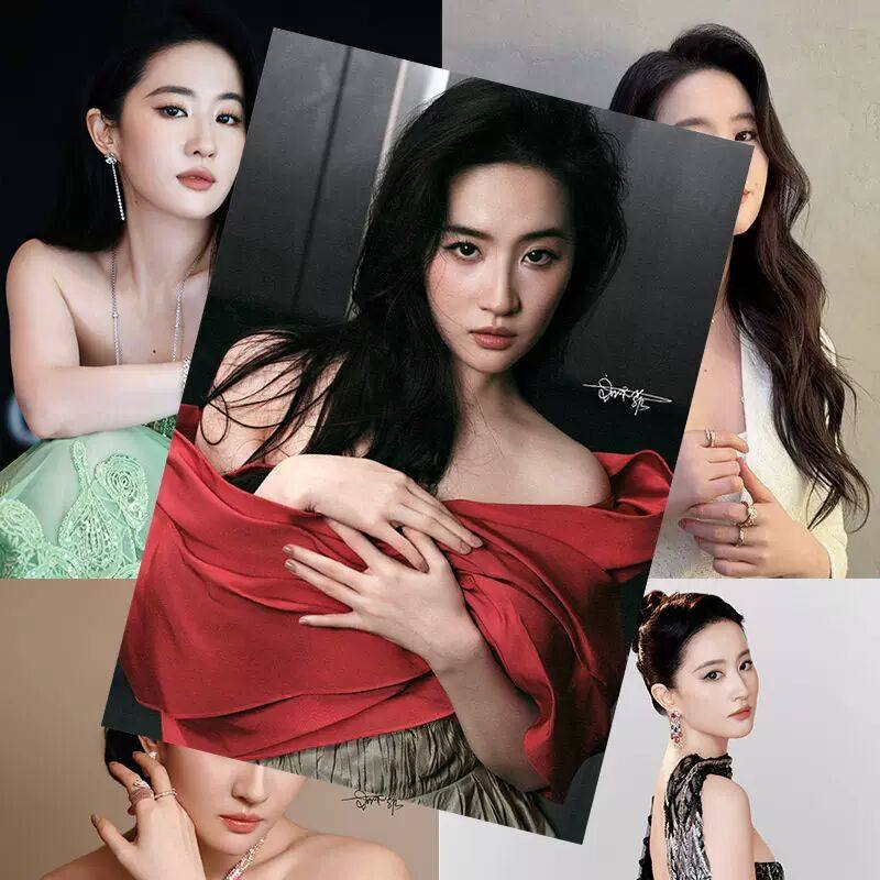 刘亦菲新款海报 明星周边写真照片同款亲笔签名宿舍墙贴卧室壁纸,淘宝优惠券,粉丝福利购,淘宝优惠卷