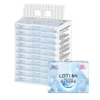 洁柔Lotion乳霜抽纸柔润3层40抽面巾纸*10包富含保湿因子,淘宝优惠券,粉丝福利购,淘宝优惠卷