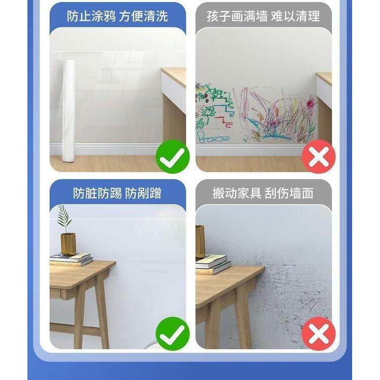 墙面静电膜(20米送美工刀)保护膜静电防脏防潮透明墙贴加厚厨房,淘宝优惠券,粉丝福利购,淘宝优惠卷