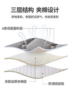 六面全包夹棉床笠单件席梦思床垫保护罩套防尘罩床套床罩2025新款