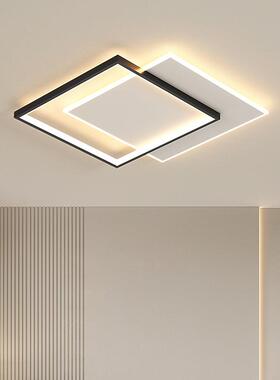 创意长方形客厅灯led吸顶灯简约现代北欧主卧室灯书房餐厅灯具