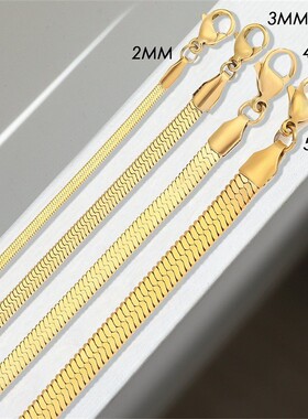 钛钢饰品批发不锈钢项链简约百搭