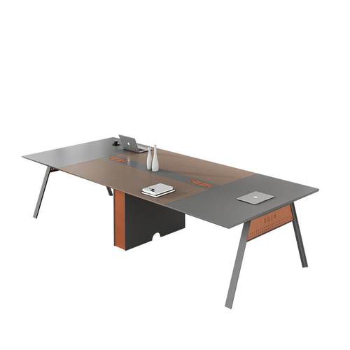 会议桌长桌长条桌简约现代风格会议室用办公桌洽谈桌接待桌培训桌 - 图3