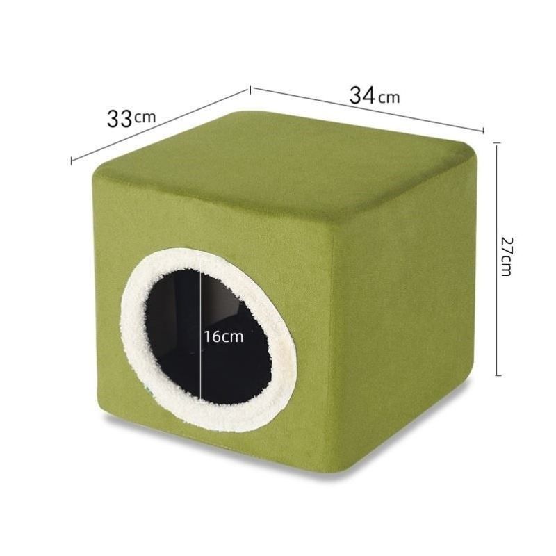 一窝两用款猫窝凳实木封闭式人猫共用凳子多猫家庭幼猫保暖封闭式,淘宝优惠券,粉丝福利购,淘宝优惠卷