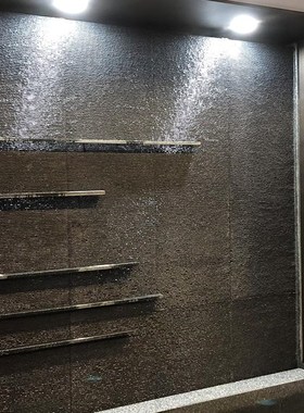 石材水幕墙流水h墙屏风假山户外景观喷泉摆件室外庭院鱼池造景布