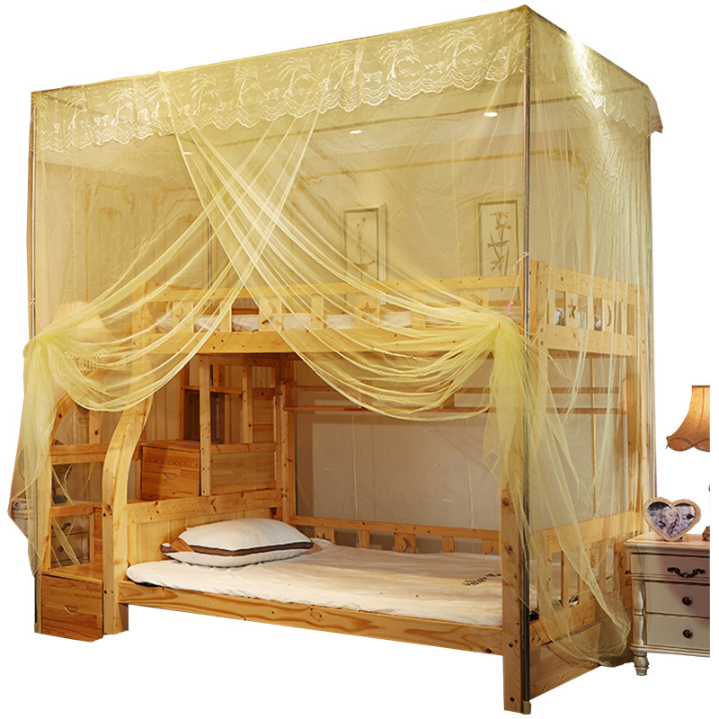 梯柜式儿童双层上下床蚊帐1.5m子母床家用高低铺梯形1.35米纹账,淘宝优惠券,粉丝福利购,淘宝优惠卷