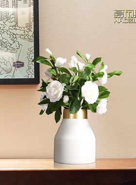 家居饰品轻奢陶瓷花瓶现代简约插花器创意客厅花瓶摆件玄关装饰品
