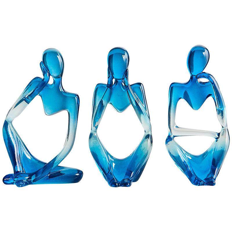 北欧风简约轻奢抽象人物艺术摆件轻奢小众客厅桌面工艺装饰品包邮,淘宝优惠券,粉丝福利购,淘宝优惠卷