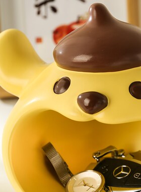 布丁狗入户钥匙收纳摆件创意卡理可通玄关客厅茶几杂物整爱储物盒