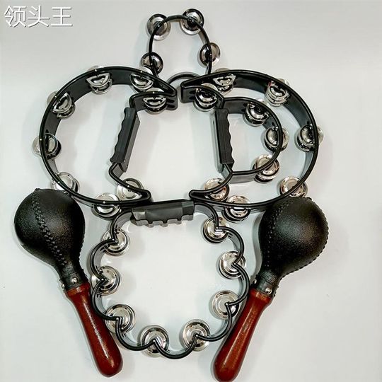 Hand bell, maracas, rattle, sand hammer, maracas, sand ball, sand bell, sprinkle bar KTV cheering props