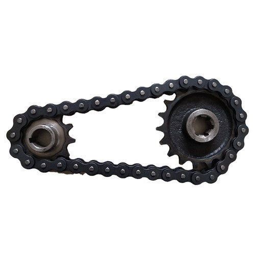 工地水电三轮车链条大小齿轮630工程电动车后桥电机飞轮牙盘配件 - 图3