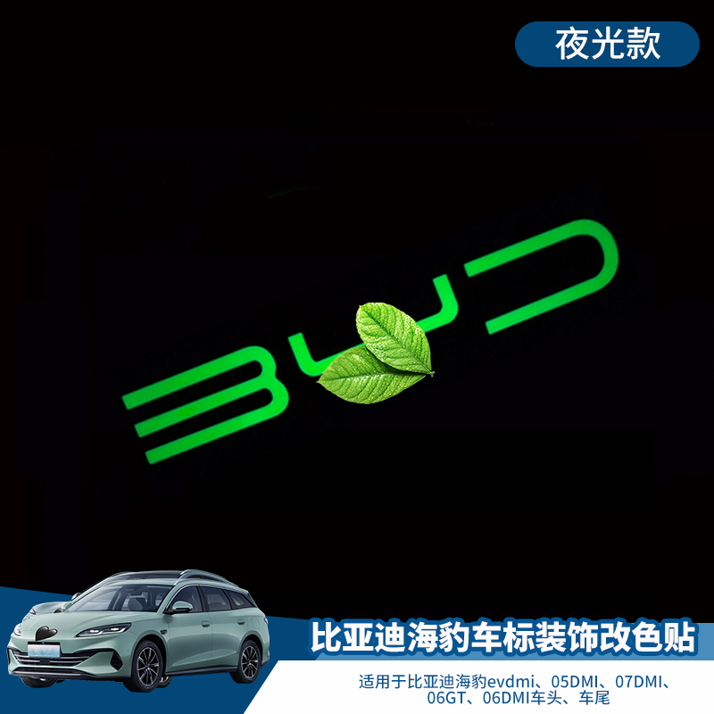 适用比亚迪海豹evdmi 05DMI 07DMI 06GT 06DMI车标装饰改装改色贴 - 图1