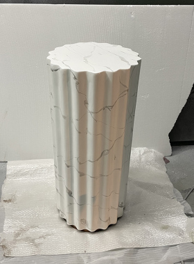 简约现代展示台底座客厅玄关电视柜旁装饰圆柱摆台摆件底座雕塑台