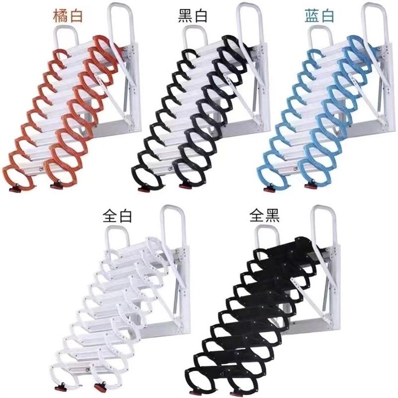 定制伸缩楼梯阁楼平台p公寓别墅复式折叠拉伸梯子伸缩加厚隐形,淘宝优惠券,粉丝福利购,淘宝优惠卷