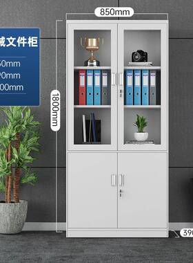 办公室文件柜铁皮柜资料柜员工储物柜更衣柜档案柜铁柜财务凭证柜