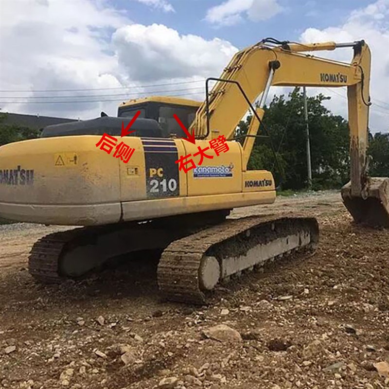 小松挖掘机PC120l/200/210/220-7/8驾驶室挡风玻璃前档后档玻璃 - 图1