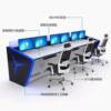 Command center console, monitoring center, monitoring console, two-way triple security center console