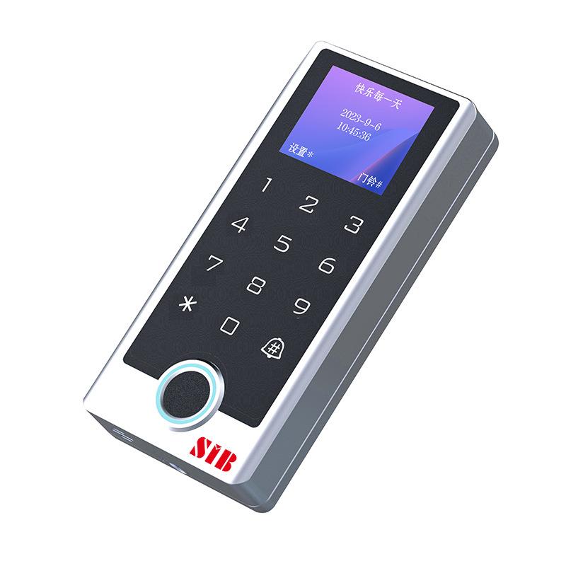 Metal fingerprint attendance machine metal waterproof tuya access control mobile phone APP lock waterproof fingerprint machine community metal lock