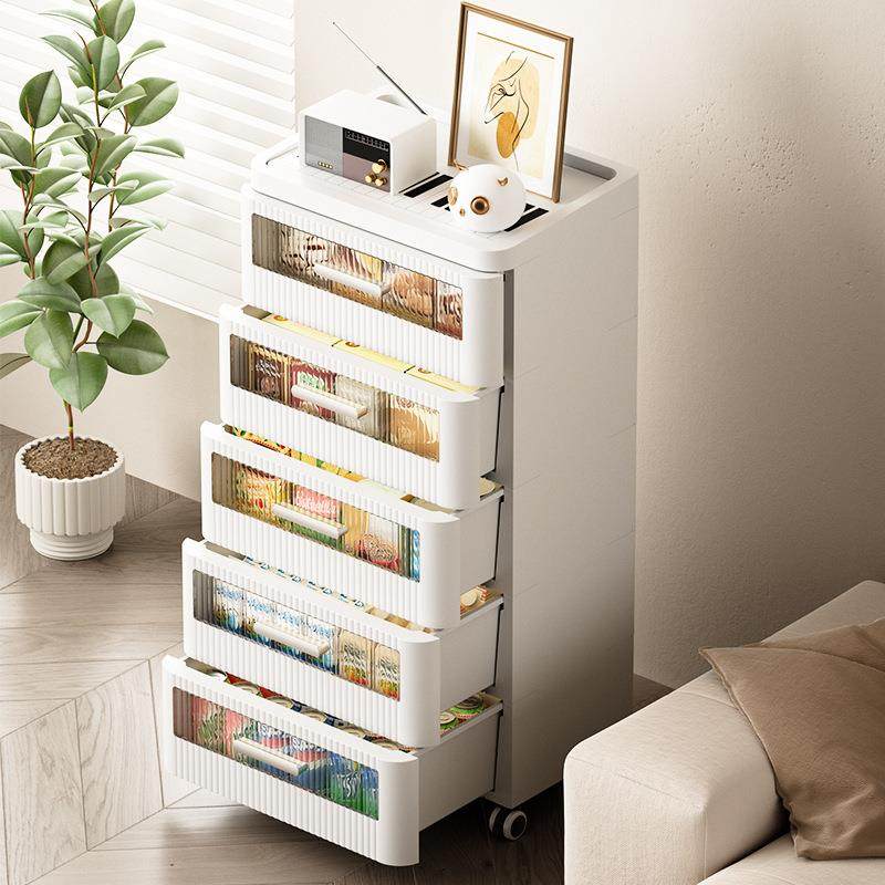 免安装抽屉式收纳柜加固耐用透明储物柜多功能整理柜收纳柜带轮子,淘宝优惠券,粉丝福利购,淘宝优惠卷