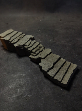 冬官手作 水泥鱼缸造景摆件x装饰品苔藓盆花盆仿石头台阶步梯山路