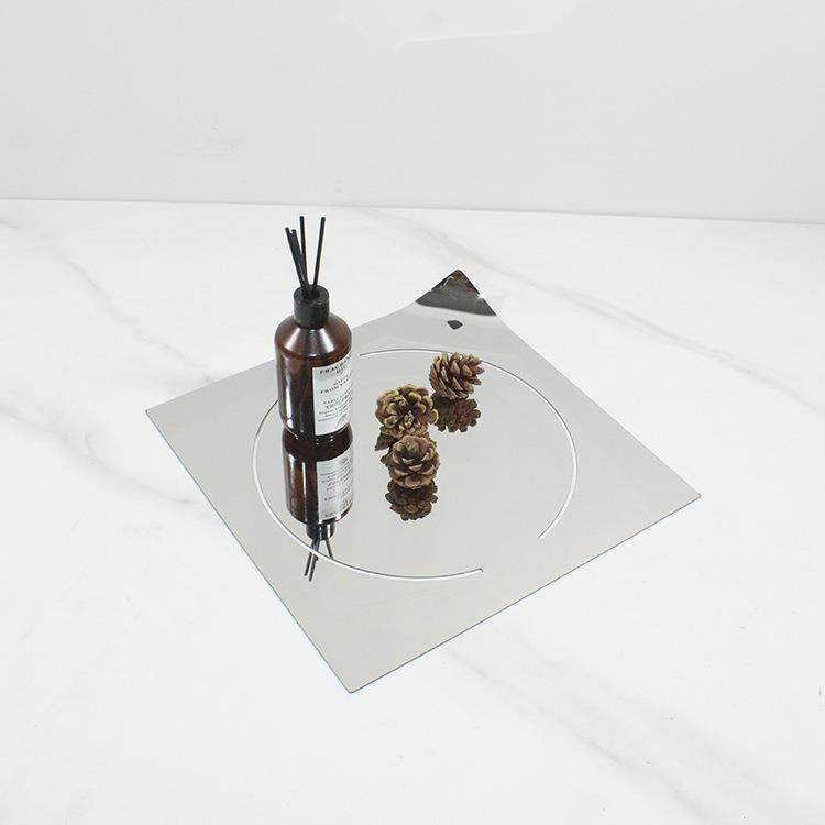 现代极简镜面托盘摆盘样板间售楼处客厅茶几餐厅桌面装饰摆件,淘宝优惠券,粉丝福利购,淘宝优惠卷