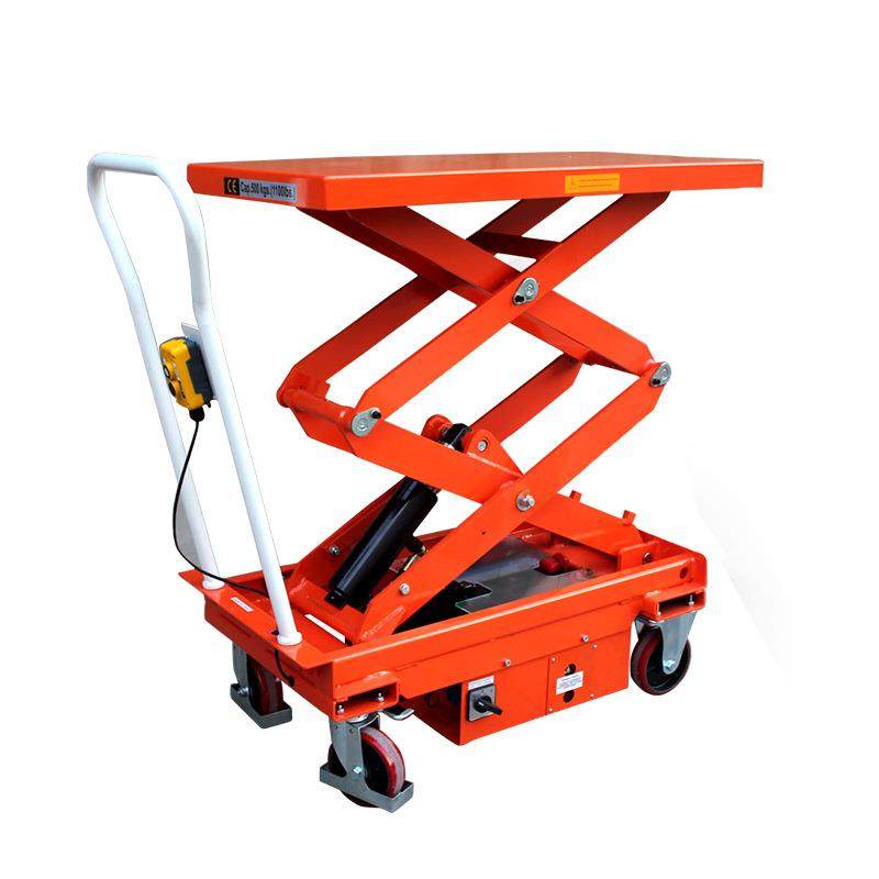载重300KG/500KG电动液压升降平台车移动式升降平台升降搬运车,淘宝优惠券,粉丝福利购,淘宝优惠卷