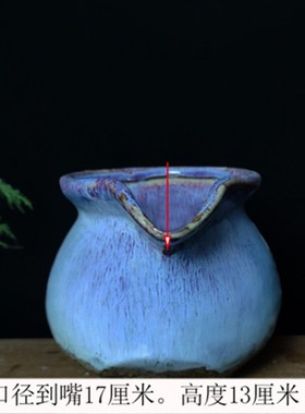 陶瓷流水器配件循环抽水养鱼圆鱼缸过滤器流水T摆件创意假山造景