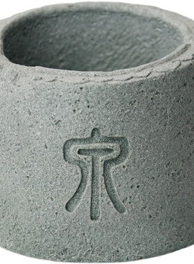 水井鱼真小摆件园艺禅卉盆景庭院微景观造景装饰仿缸中式花意摆设