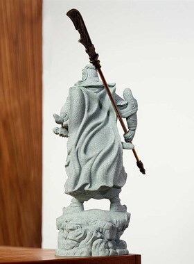 关招神像客厅摆件家用公财公公室玄关供奉关二爷办司店铺开业礼品