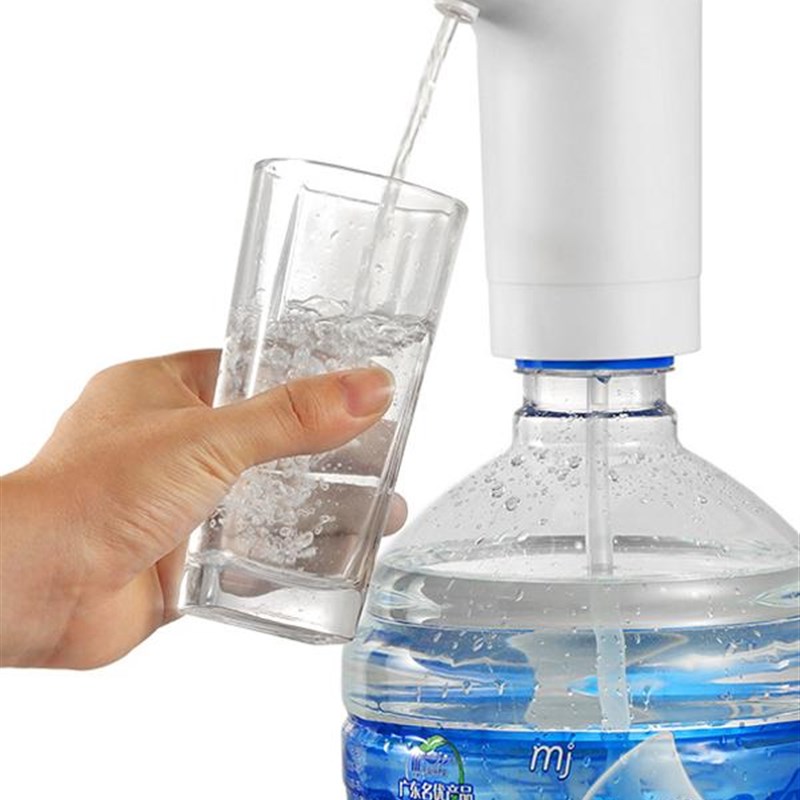 智能电动抽水g器桶装水出水器家用充电防尘小型饮水机 - 图1