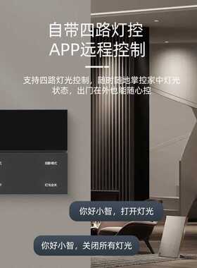 捷控多功能2.4G离线语音开关情景灯光红外控制面板多场景连体开关
