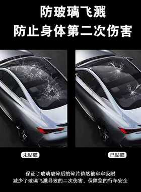 冰甲TPU全景天窗防晒隔热膜高防爆天窗膜太阳车顶遮光玻璃汽车膜
