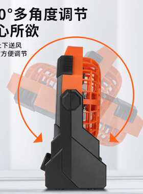 新款户外露营风扇 USB充电风扇 LED灯大容量风扇家用礼品定制