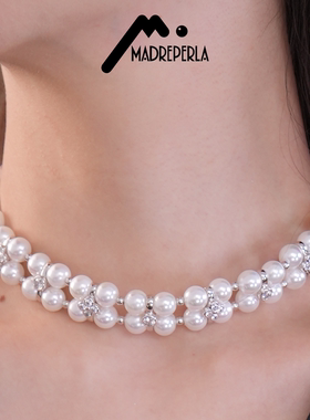 西班牙进口玛贝拉925银珍珠项链