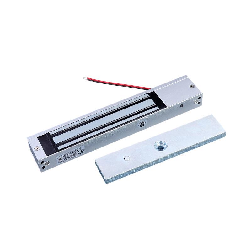 Office building single door magnetic lock double door access control accessories glass door partition power supply door lock channel attendance