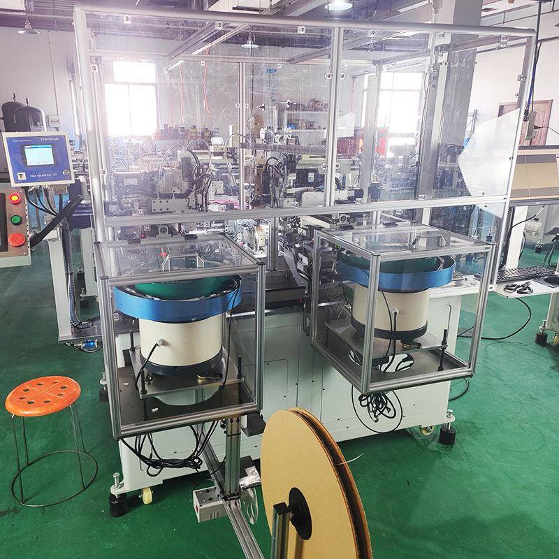 全自动双压双穿加长版插胶壳机电线两端切断剥皮检测压端压力管理 - 图2