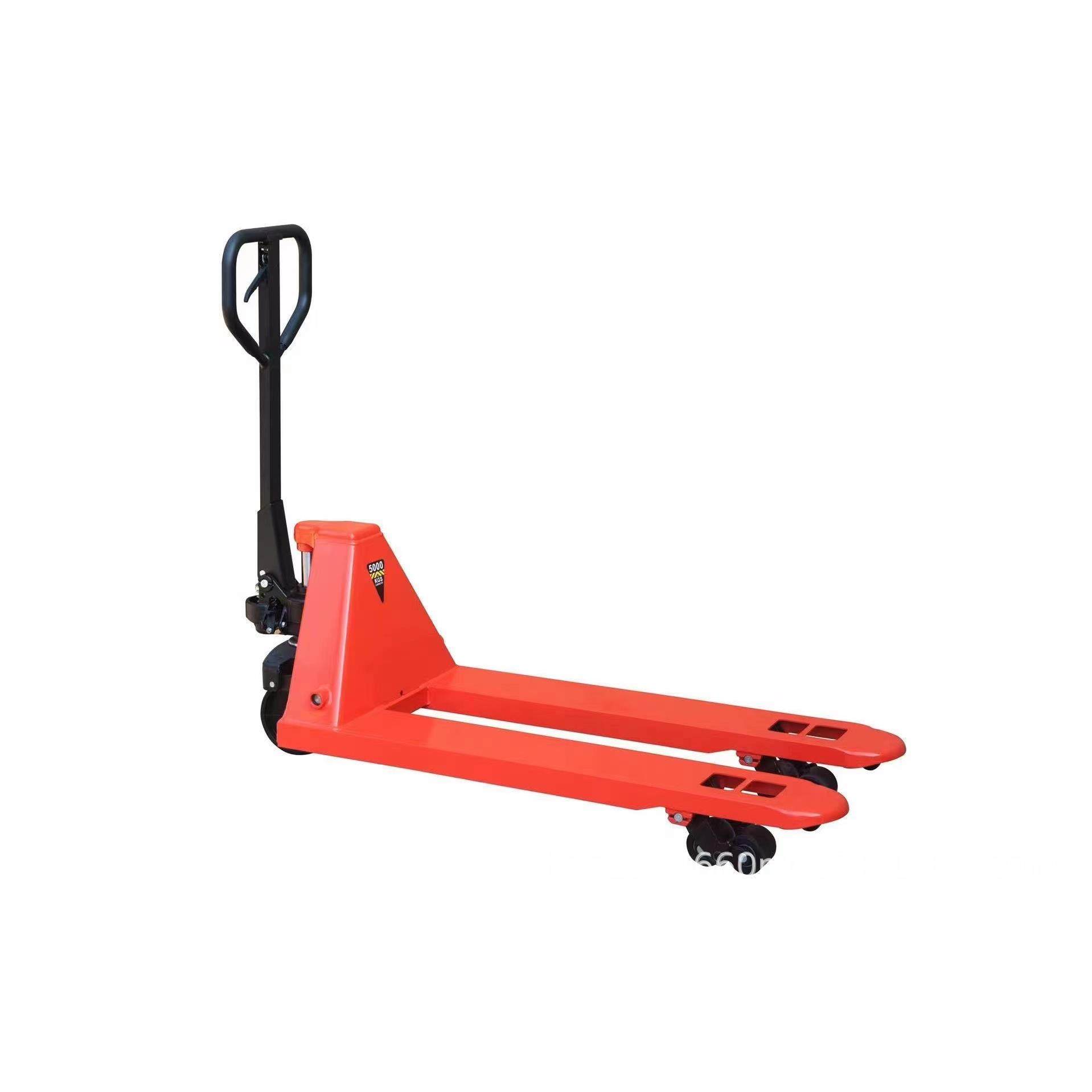 大载重手动液压搬运叉车5吨手动叉车超窄加长,淘宝优惠券,粉丝福利购,淘宝优惠卷