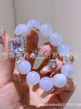 高保色电镀锆石镶嵌雪花隔珠魔盒隔珠DIY水晶手串饰品配饰
