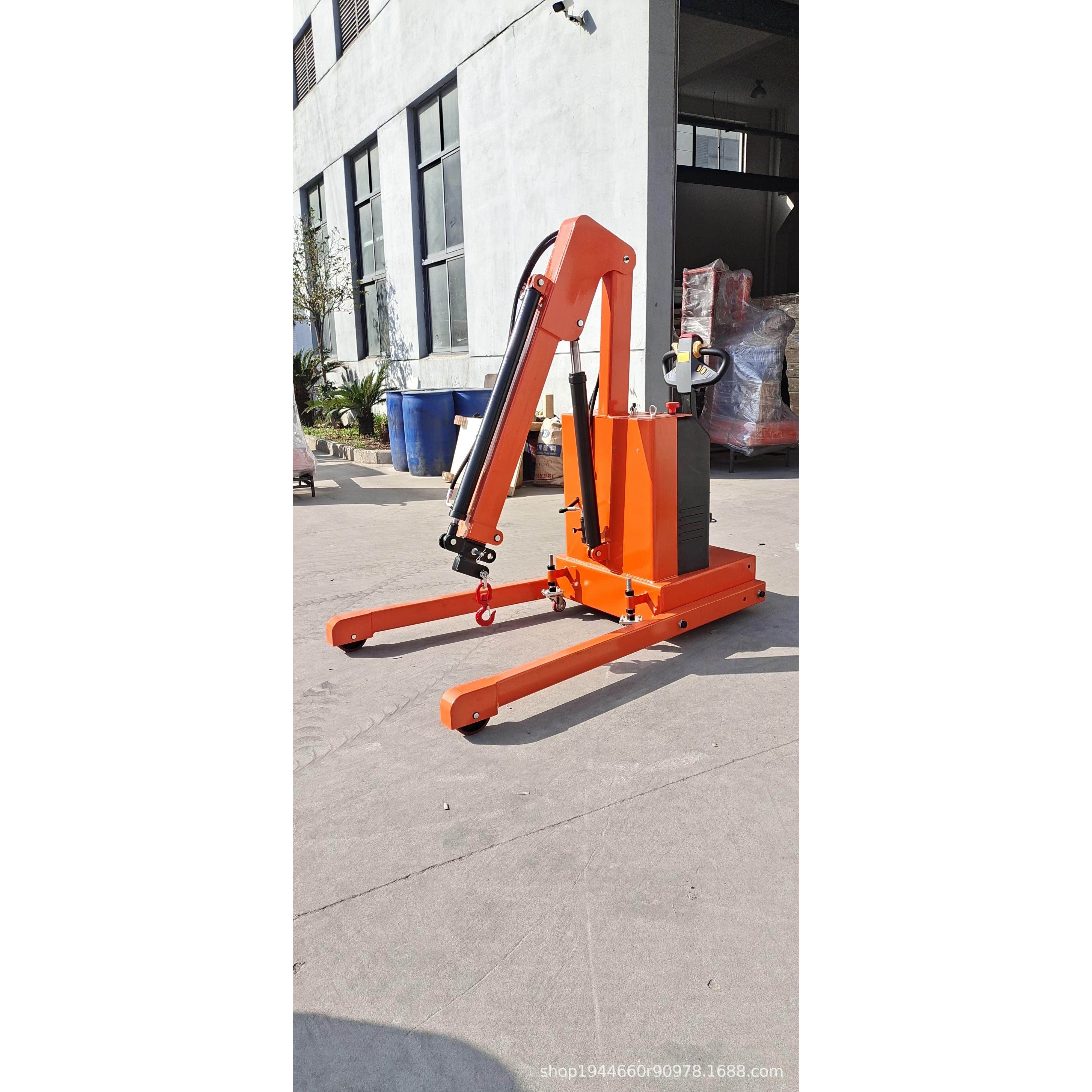 钧力全电动吊机可折叠全自动单臂吊机仓储物流上卸货吊机载重1吨,淘宝优惠券,粉丝福利购,淘宝优惠卷