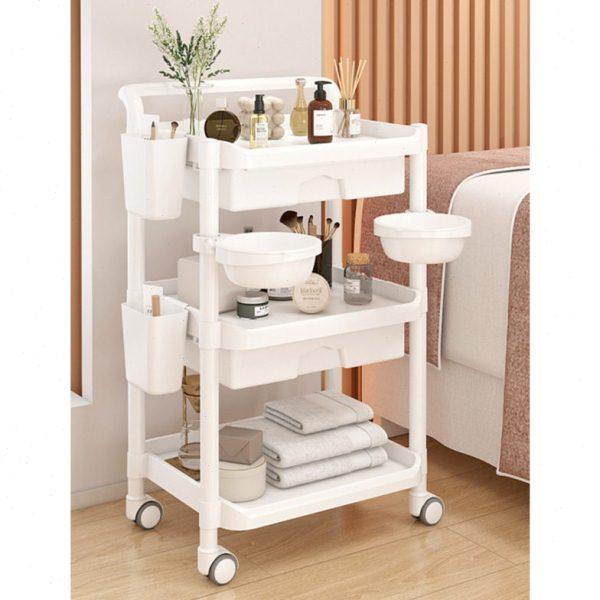 工具车置物架推车防水厚管移动美容收纳车收纳架仪器架医美系,淘宝优惠券,粉丝福利购,淘宝优惠卷