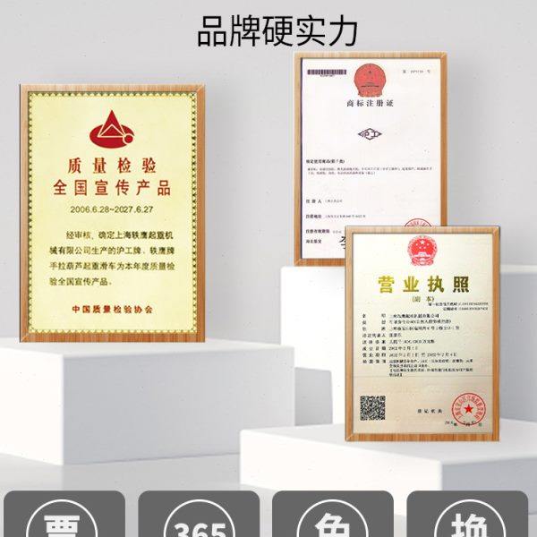 沪工可斜拉手拉葫芦1吨2/3/5吨t6米小型滑轮吊机起重手动倒链葫芦,淘宝优惠券,粉丝福利购,淘宝优惠卷