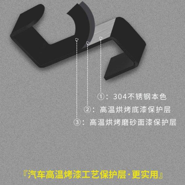 不锈钢免打孔厨房橱柜门后挂钩s型浴室置物架活动卡扣黑色挂衣钩,淘宝优惠券,粉丝福利购,淘宝优惠卷