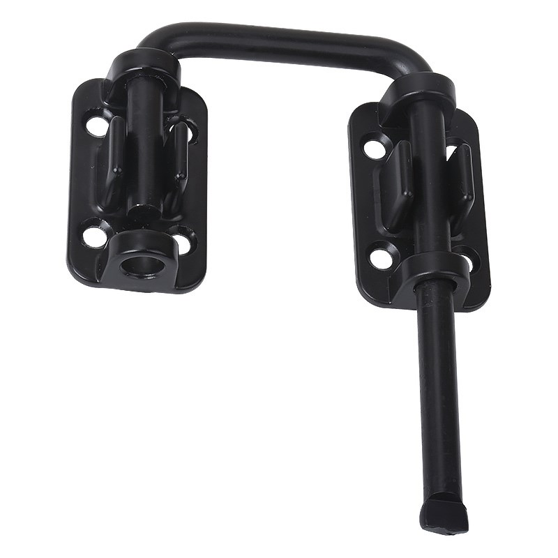 插销门栓搭扣推拉移门锁卡扣不锈C钢免打孔室内卫生间门锁防盗锁 - 图3