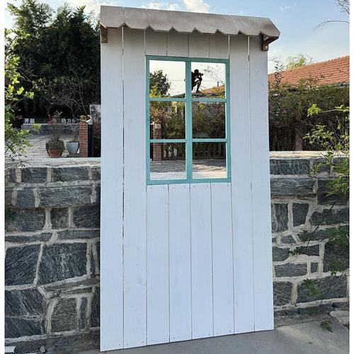 防腐木屏风挂饰背景板院墙户外庭院花园阳K台装饰大木板背景墙花 - 图2