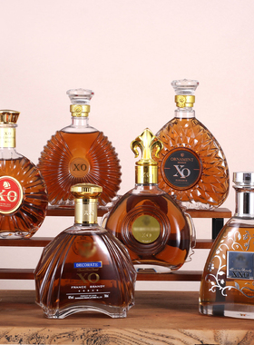 洋酒瓶XO空瓶酒柜摆件装饰品创意拍照道具吧台轻奢摆设仿真酒假酒