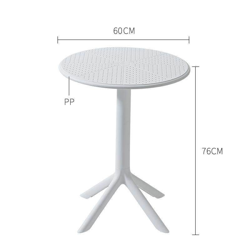 北欧简约塑料餐桌家用小户型便携镂空圆桌子户外茶几彩色圆台桌椅,淘宝优惠券,粉丝福利购,淘宝优惠卷