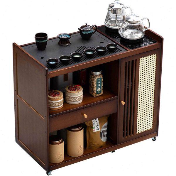 移动小型茶桌茶水柜家用放阳台泡茶桌茶台一体茶几桌子喝茶全套,淘宝优惠券,粉丝福利购,淘宝优惠卷