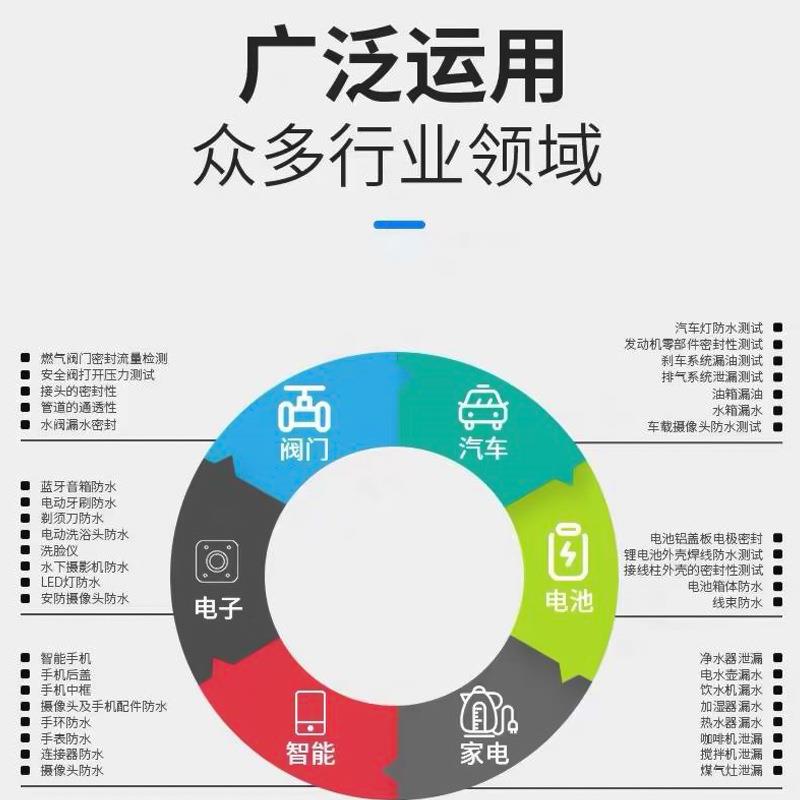 洗牙器IP68水压试验机LED灯气密性测试仪电动牙刷密封性测漏仪 - 图2